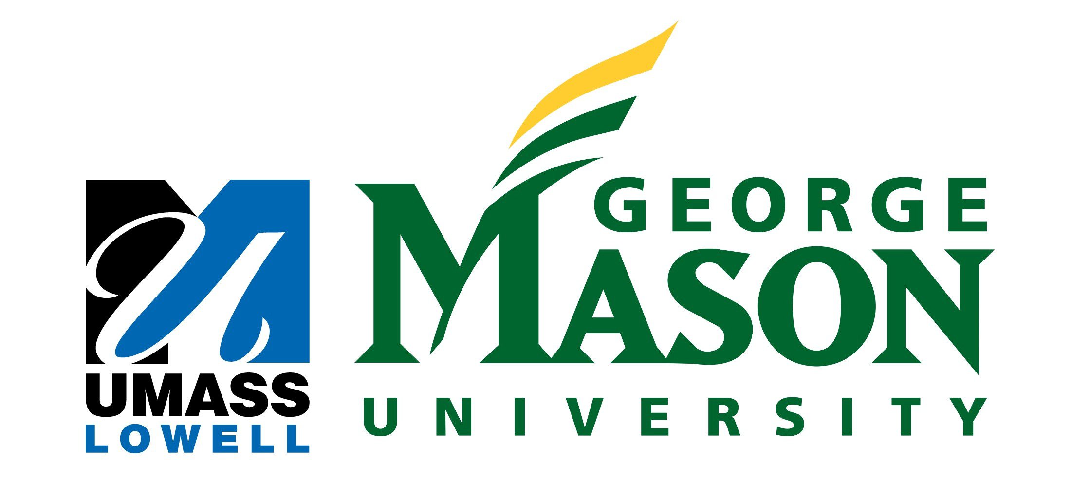 GMU UMASS Lowell logo GMU UMASS Lowell logo