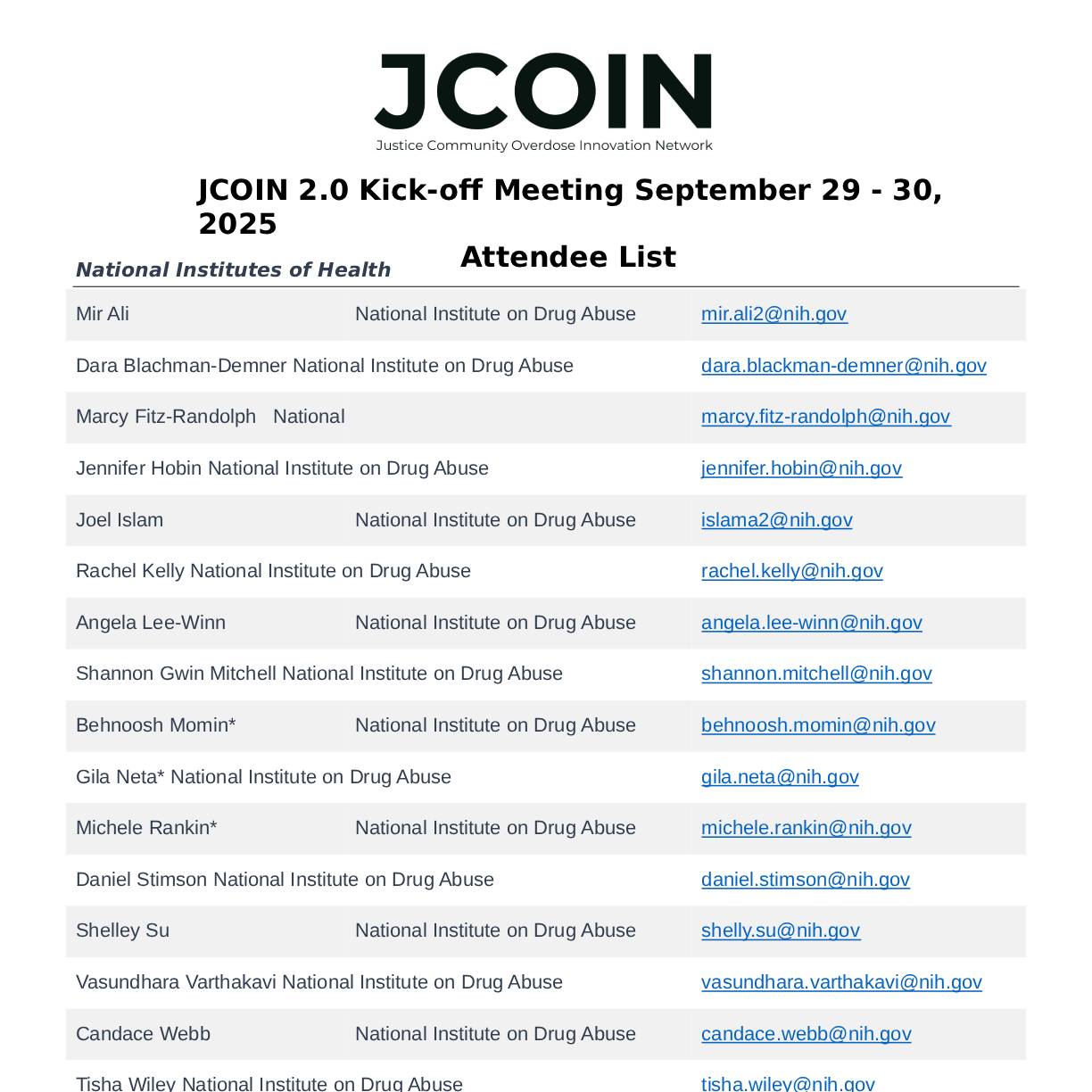 JCOIN 2.0 Kick-off Meeting Attendee List--thumbnail