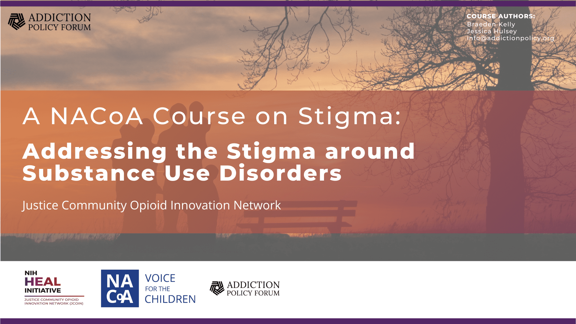 NACoA Stigma Course Title Graphic