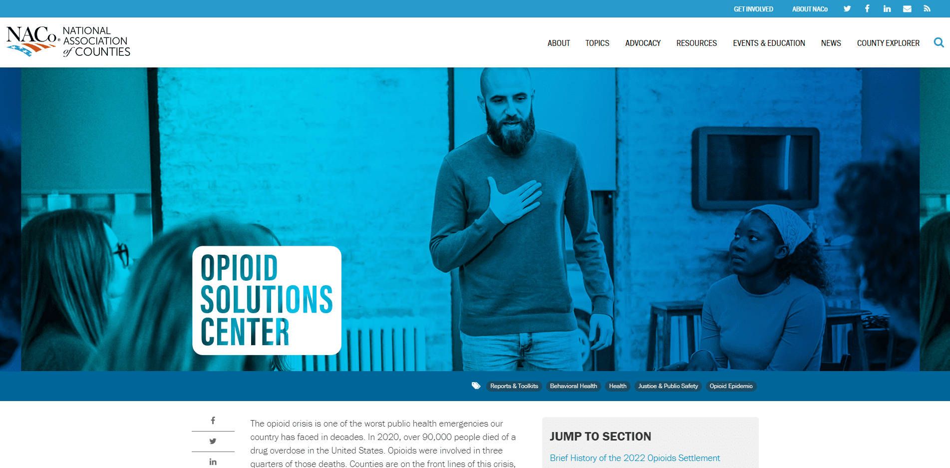 Opioid Solutions Center screenshot
