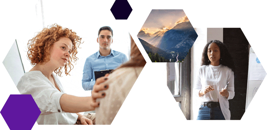 Collage of inspirational imagery.