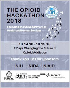 Event Graphic of "The Opioid Hackathon 2018"